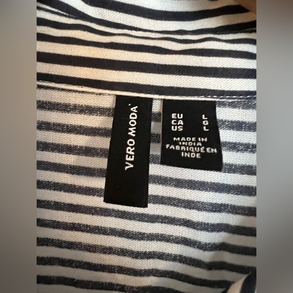 Vero Moda Striped Shirt Dress - Picture 9 of 16